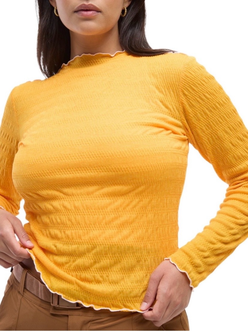 NWT Halfdays Women's Ynes Long Sleeve Top. Size XS.